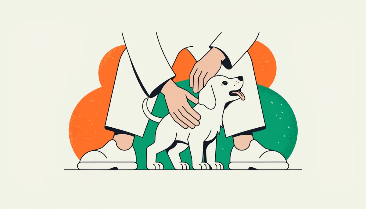 Filhote de cachorro pequeno sendo cuidado em casa em ambiente limpo e protegido, cena que remete à prevenção da parvovirose