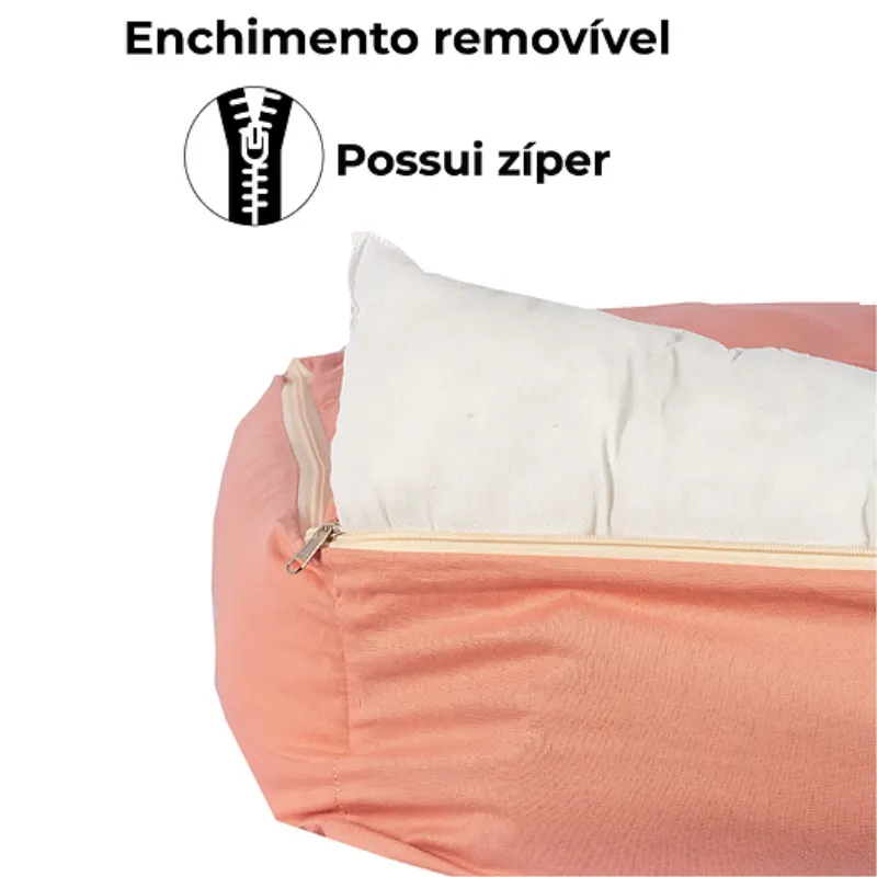 Cama Bear Face Rosa G Fabrica Pet