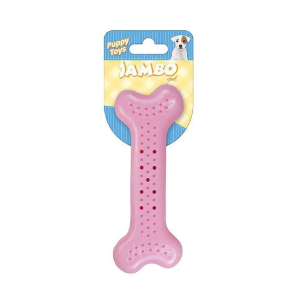 Brinquedo Mordedor Ossinho Baby Flat Rosa