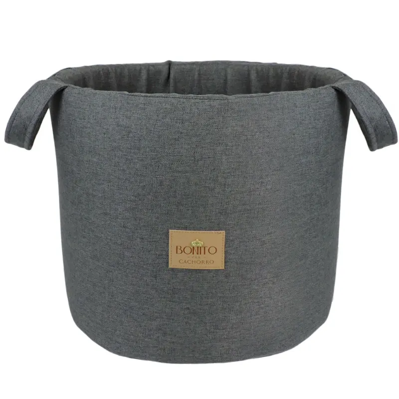 Toy Bag Linen Grafite U