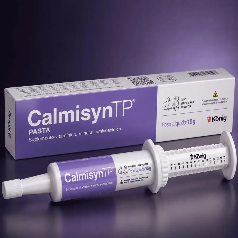 Calmisyn TP Suplemento Alimentar König para Cachorros e Gatos 15 g