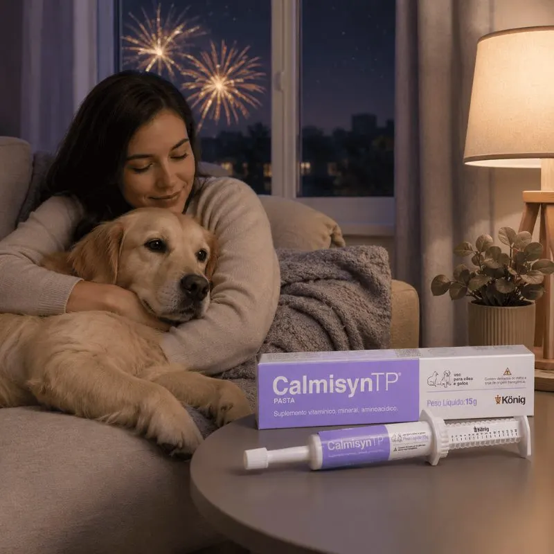 Calmisyn TP Suplemento Alimentar König para Cachorros e Gatos 15 g
