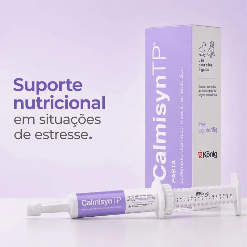 Calmisyn TP Suplemento Alimentar König para Cachorros e Gatos 15 g
