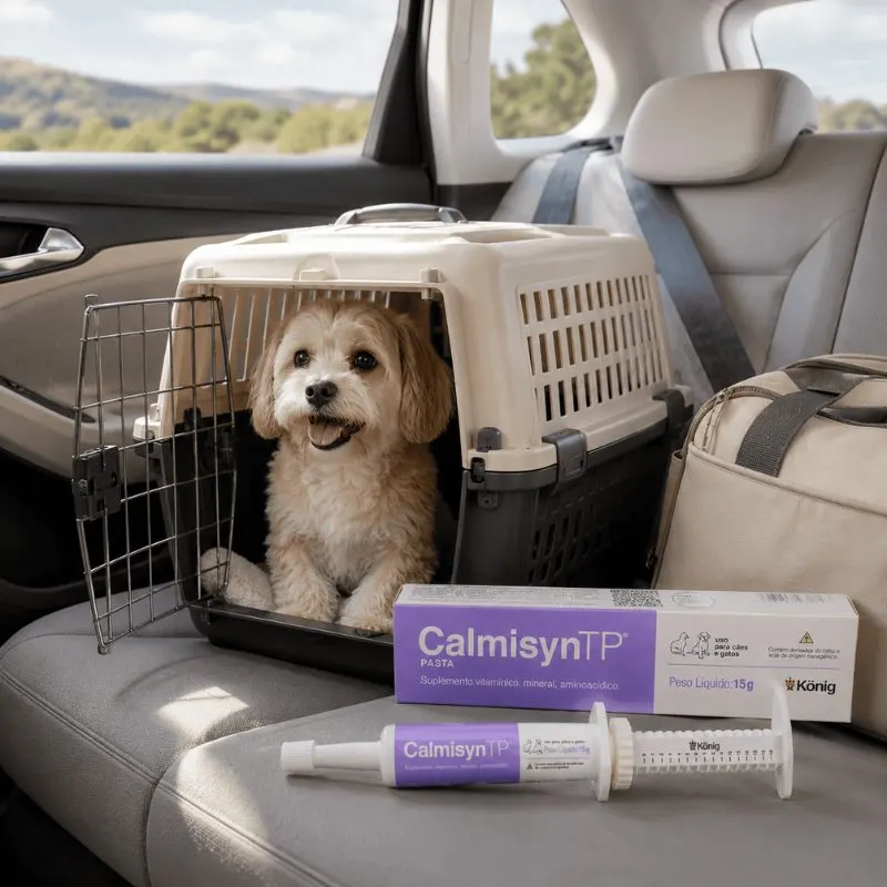 Calmisyn TP Suplemento Alimentar König para Cachorros e Gatos 15 g