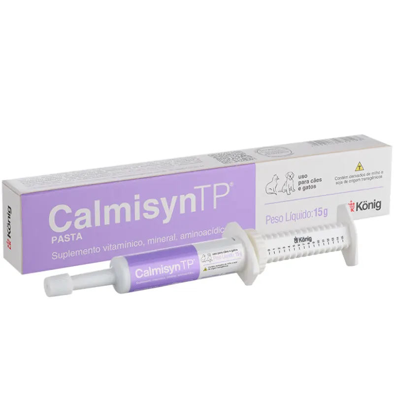 Calmisyn TP Suplemento Alimentar König para Cachorros e Gatos 15 g