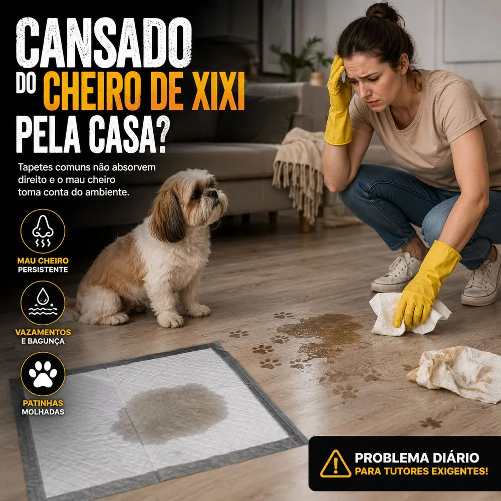 Tapete Higiênico Super Secão BLACK Premium para Cães 30 Unidades