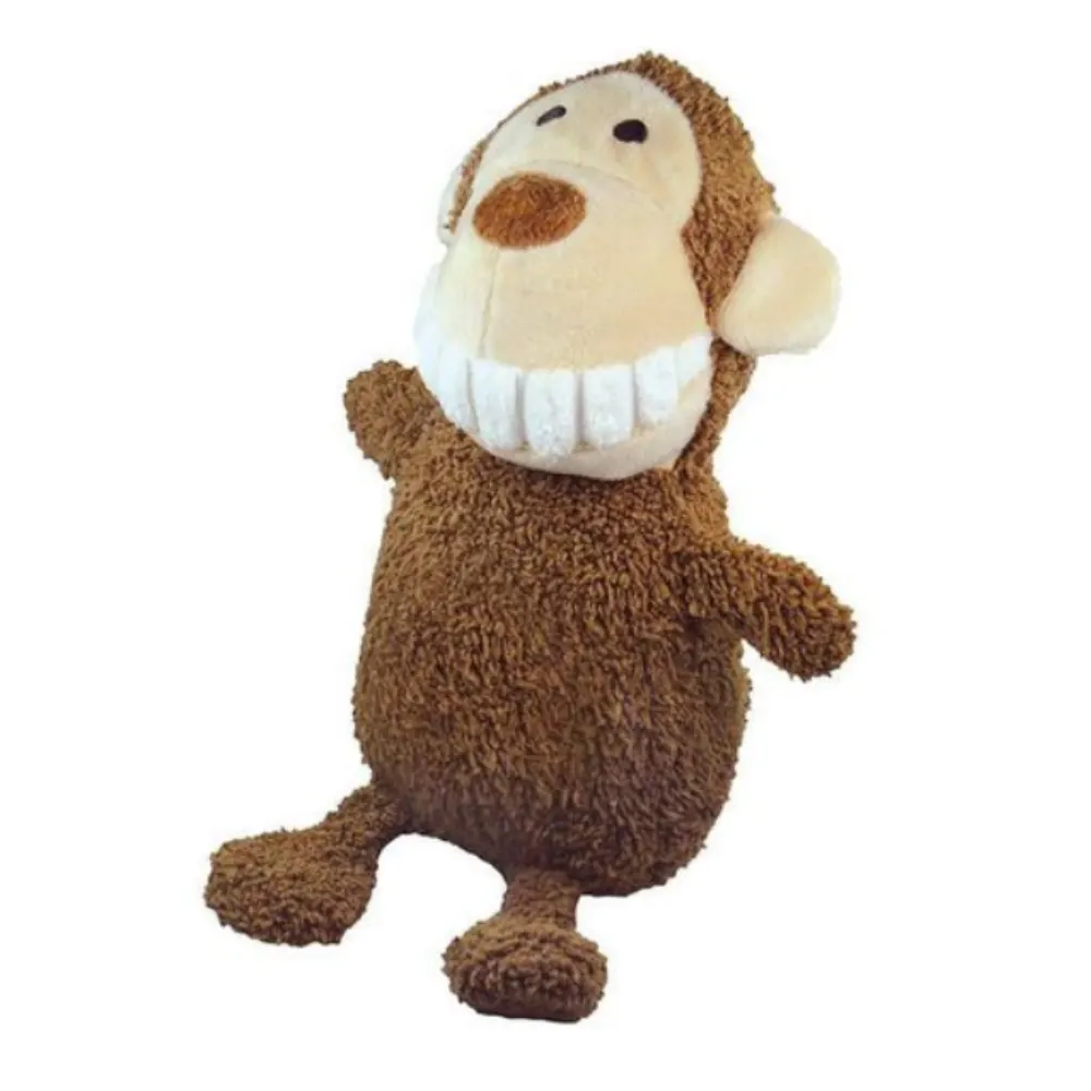 Mordedor Pelúcia Dentinho Macaco Marrom Jambo Único