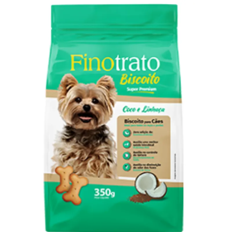 Finotrato Biscoito Coco com Linhaça para Cães 350 g