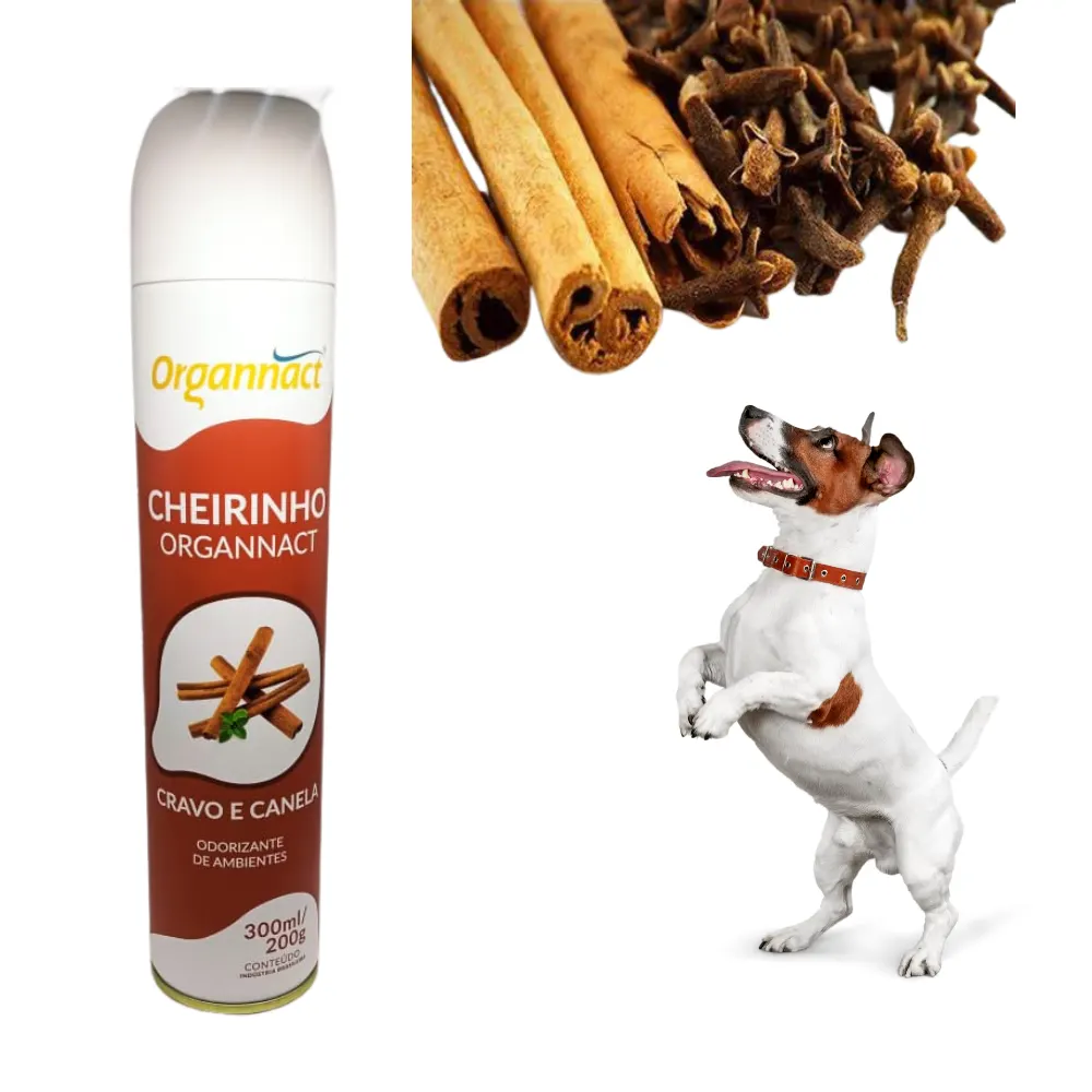 Aromatizador Organnact Cheirinho Cravo e Canela 300ml