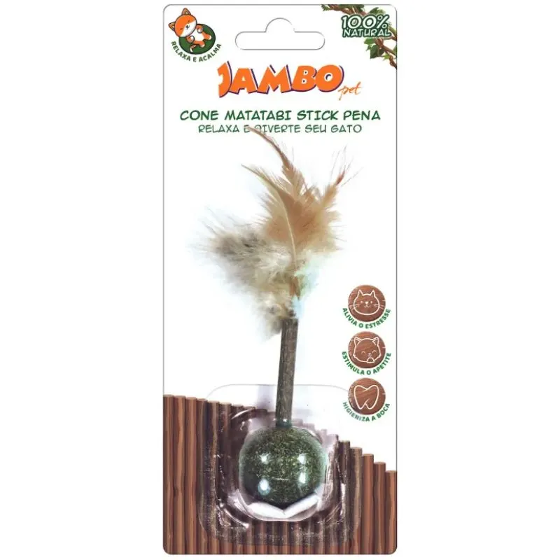 Matatabi Jambo Pena e Bolinha Catnip
