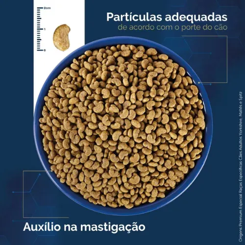 Ração Origens Raças Específicas Cães Adultos das Raças Yorkshire, Maltês e Spitz 1kg
