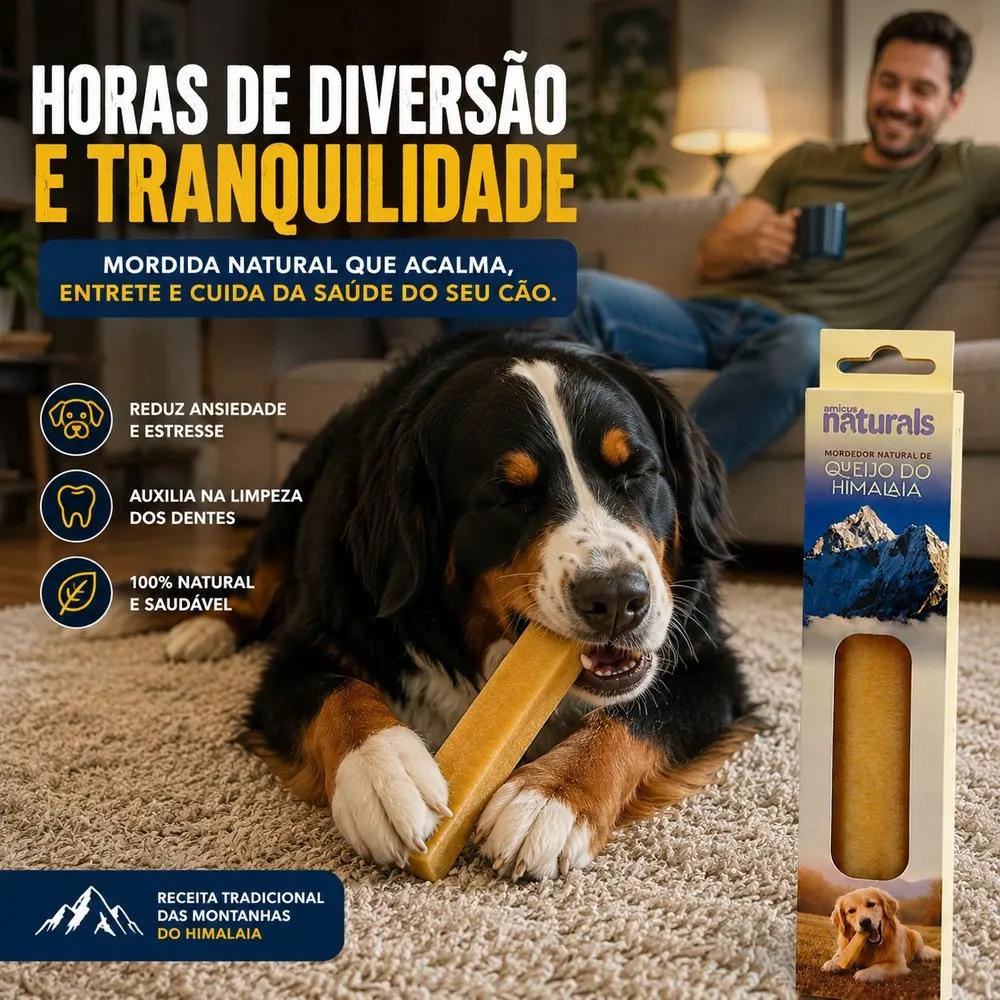 Petisco Amicus Queijo de Yak Natural do Himalaia Extreme 130 g