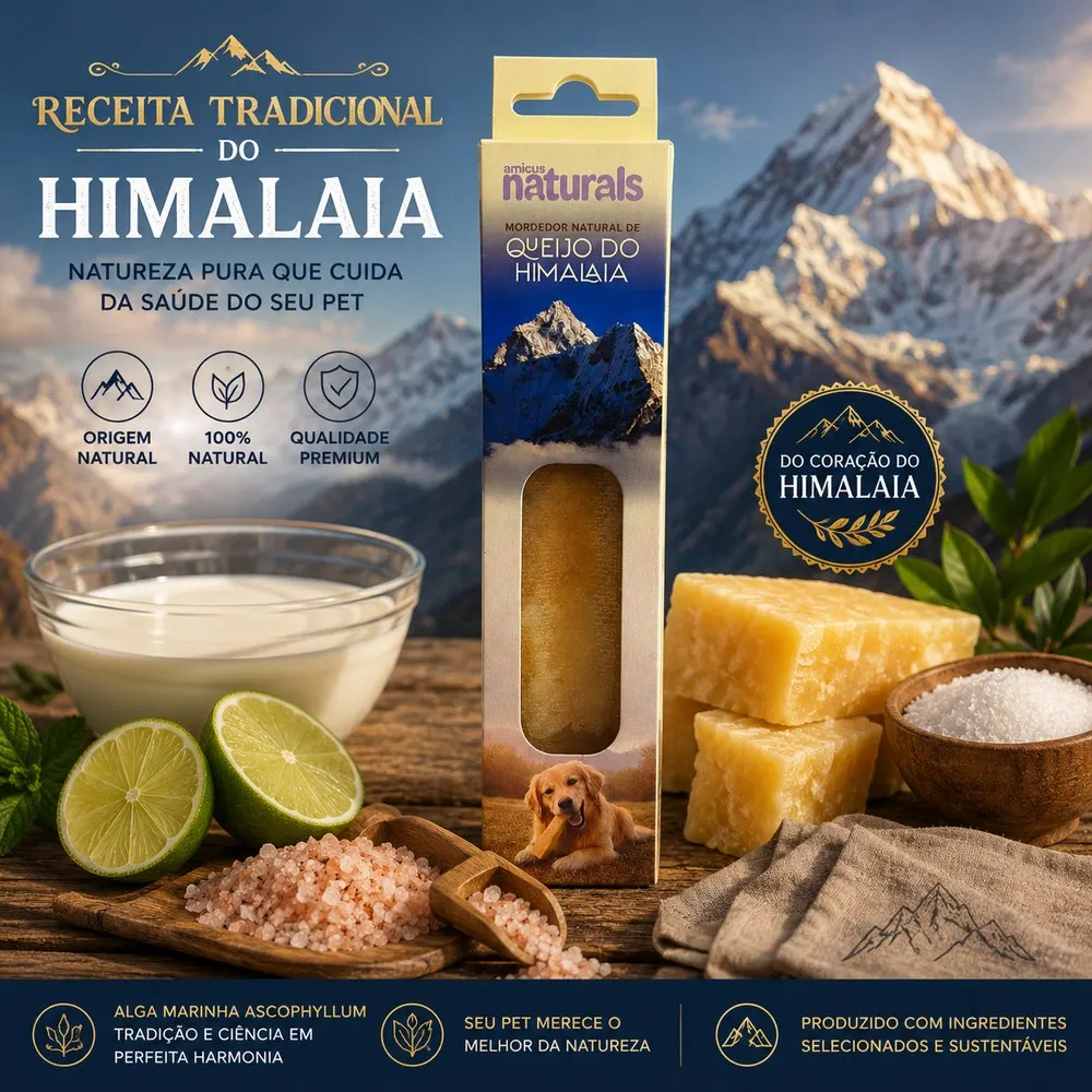 Petisco Amicus Queijo de Yak Natural do Himalaia Extreme 130 g
