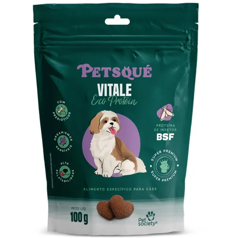 Petisco Petsque Soft Chews Eco Protein BSF 100g