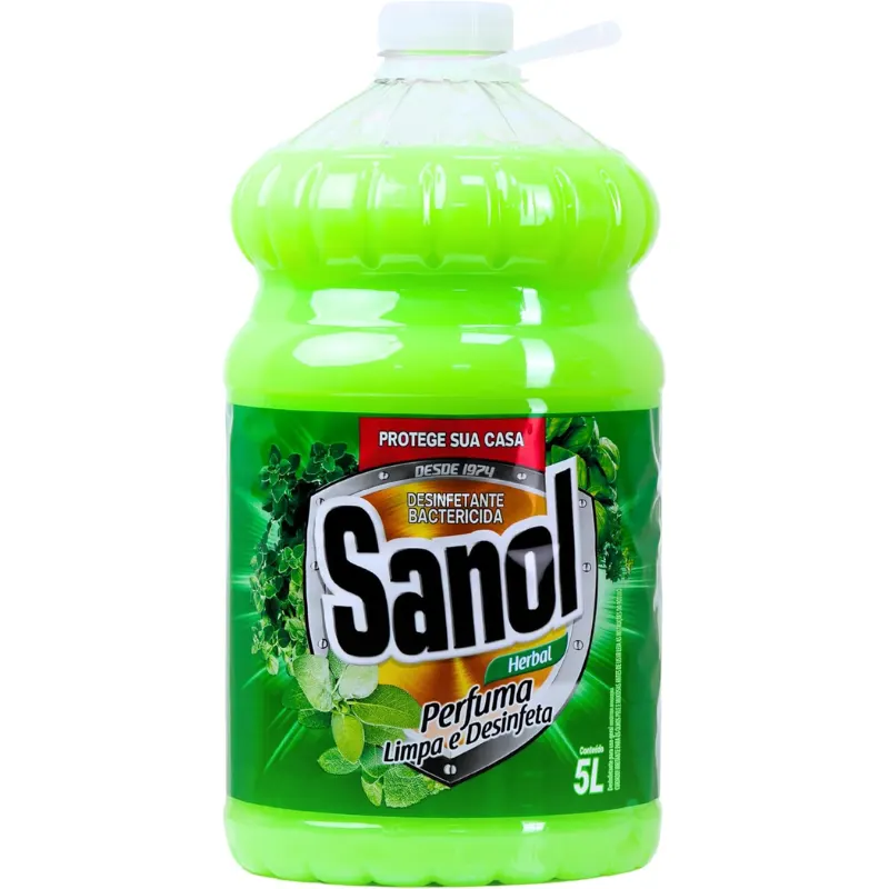 Sanol Desinfetante Leitoso Herbal 5 Litros