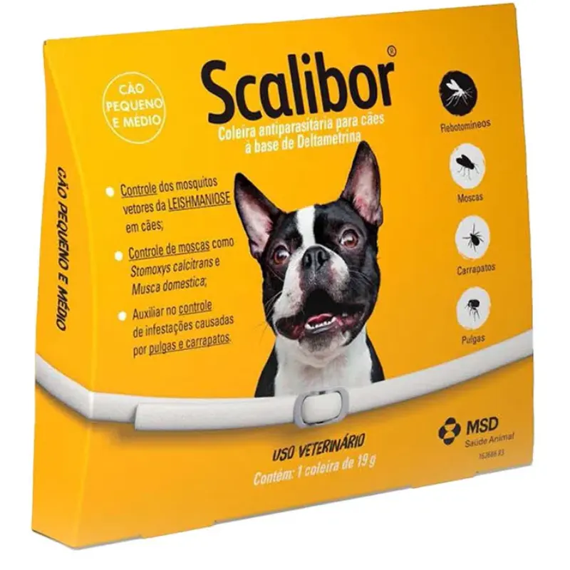 Coleira Antipulgas Scalibor Cães