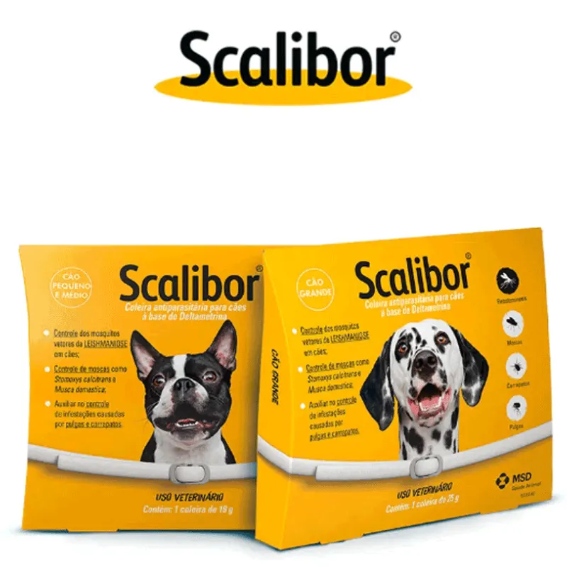 Coleira Antipulgas Scalibor Cães