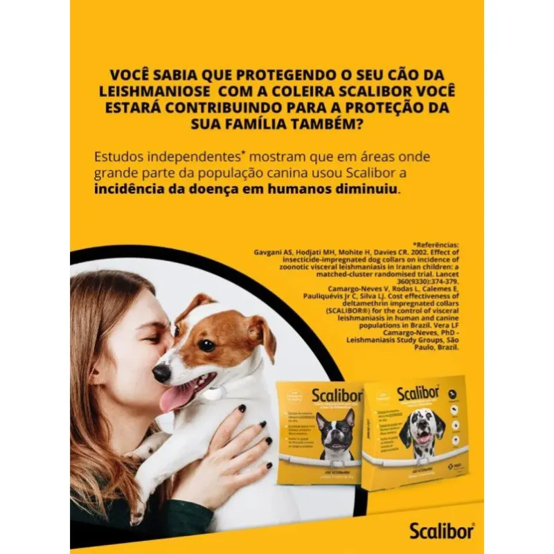 Coleira Antipulgas Scalibor Cães