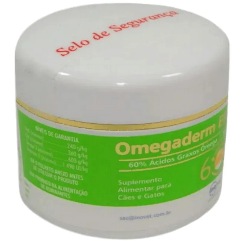 Omegaderm 60% EPA/DHA 500 mg 30 Capsulas Inovet