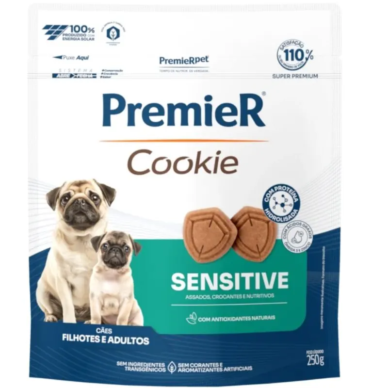 Cookie Premier para Cães Adultos e Filhotes Sensitive 250 g