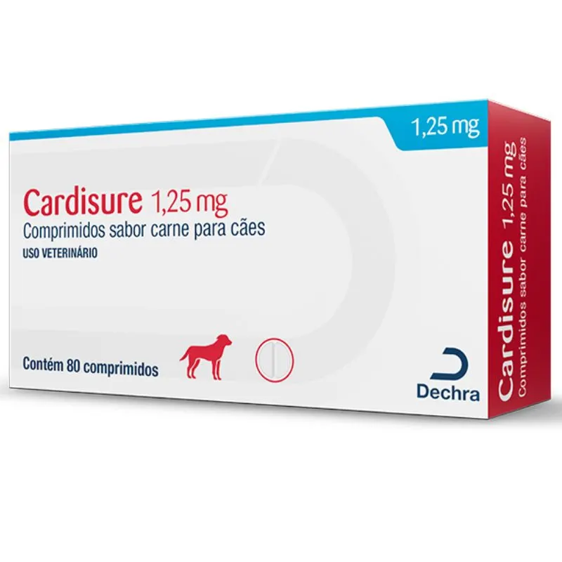 Cardisure 1,25 mg para Cães com 80 Comprimidos