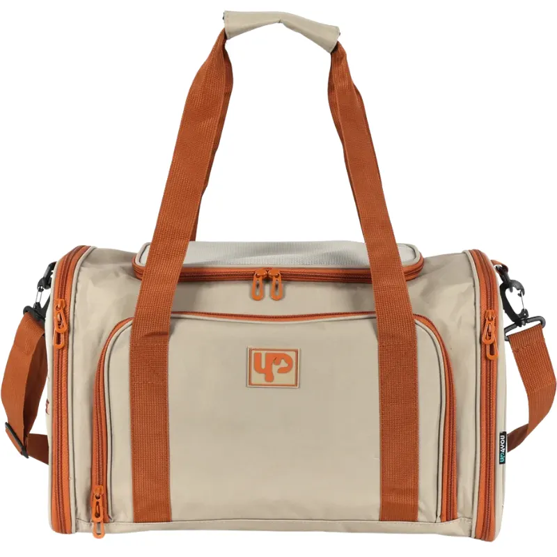 Bolsa de Transporte Up4You para Cães e Gatos Bege Transversal Expansível