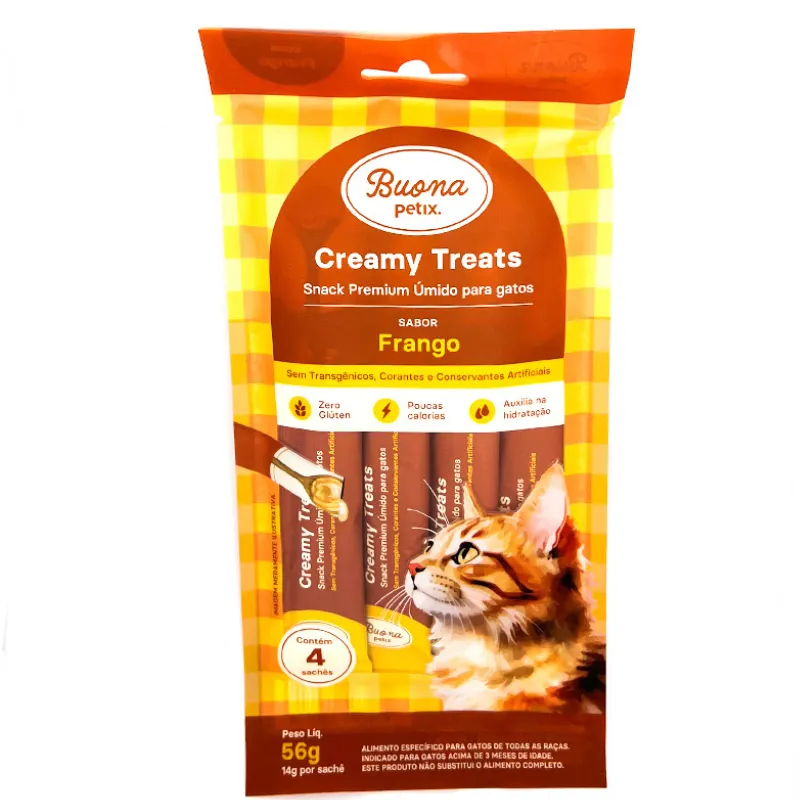 Buona Petix Creamy Treats Frango 56 g