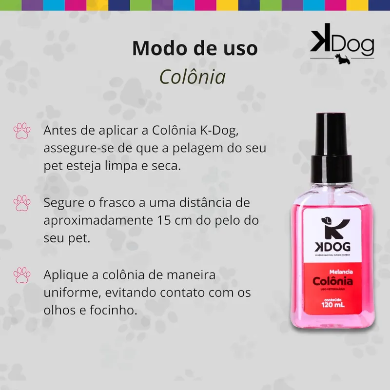 Kdog Colônia Melancia 120 ml