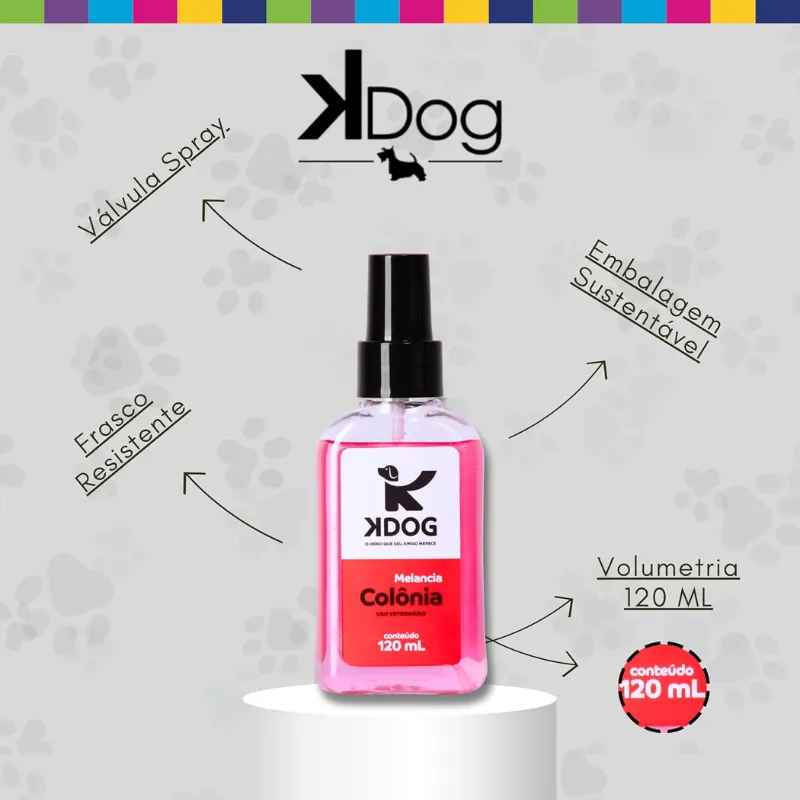 Kdog Colônia Melancia 120 ml