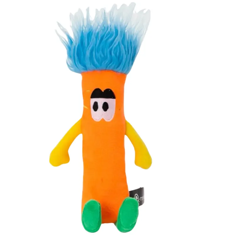 Brinquedo Q Monster Stickman Pelúcia com Catnip Laranja