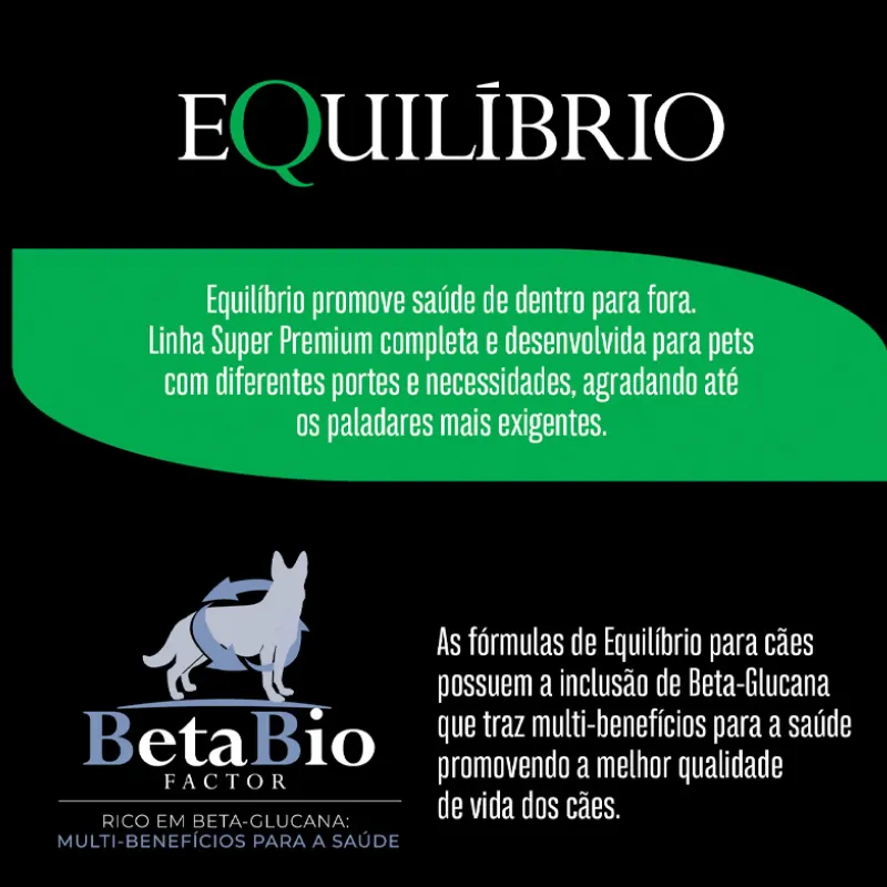 Ração Equilíbrio Light para Cães Adultos Porte Médio Sabor Frango