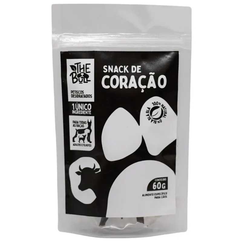 Snack Coração Bovino The Bull 60 g