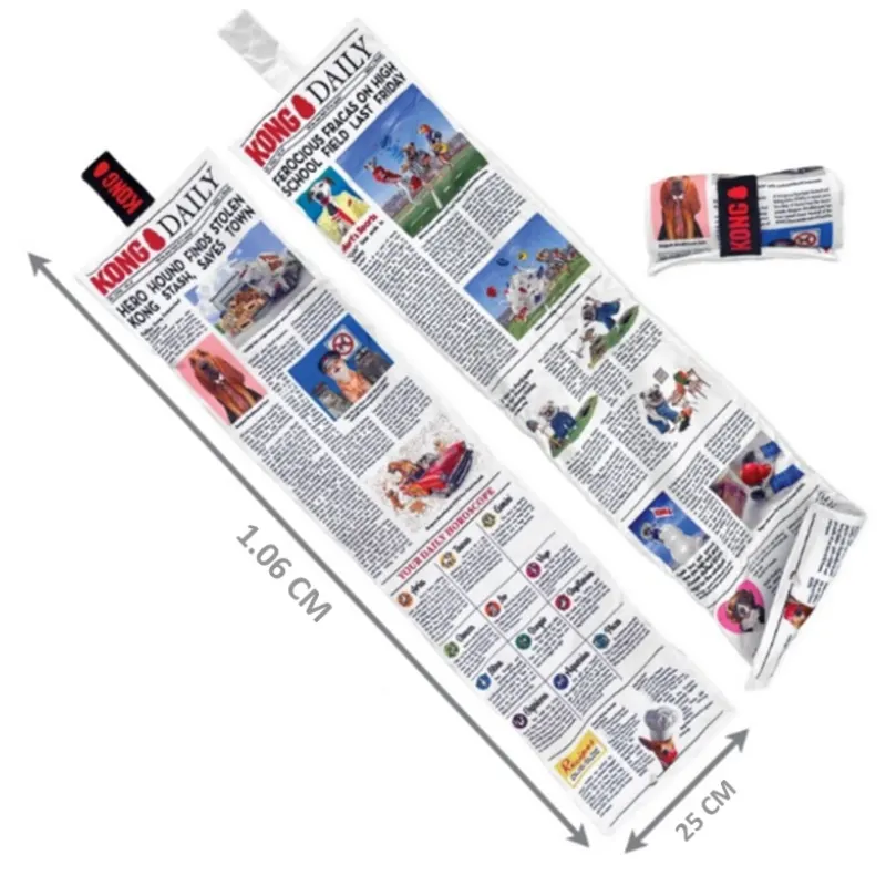 Brinquedo Kong Daily Newspaper Grande (RKDX)
