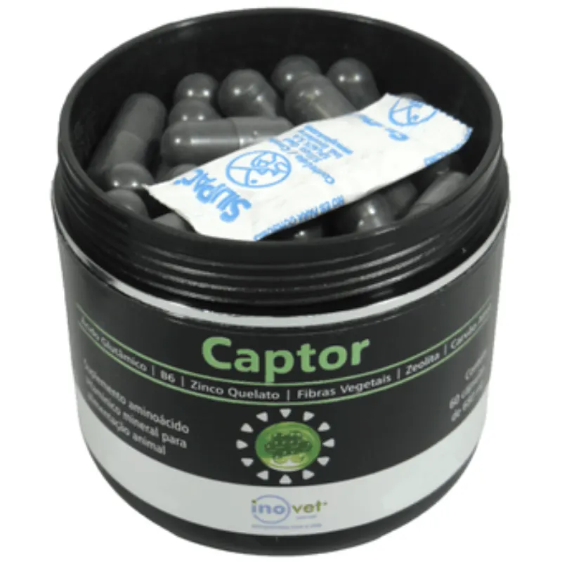 Captor Suplemento Vitamínico para Animais Inovet 680 g 60 Cápsulas
