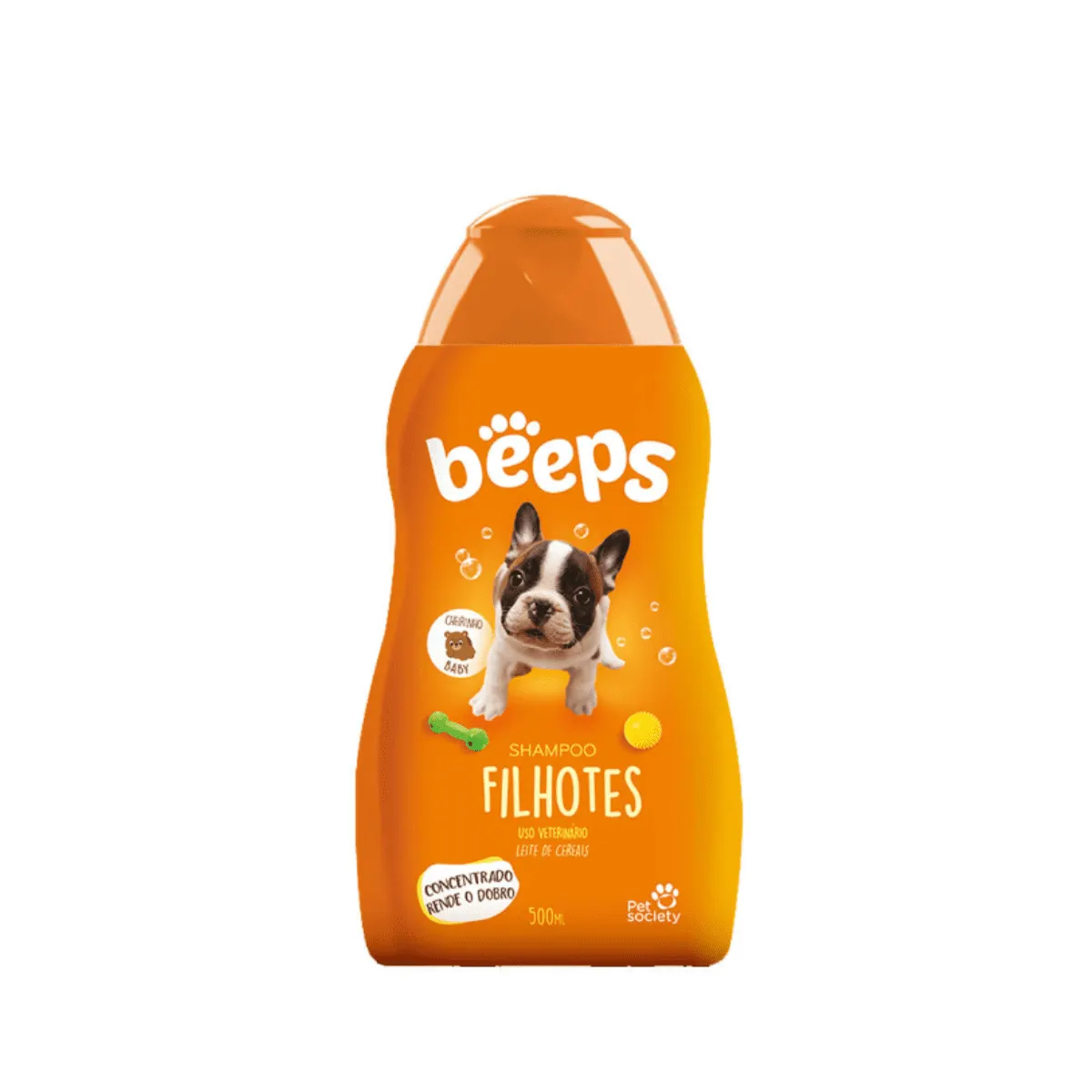Shampoo Beeps Pet Society Para Cães Filhotes 500ml