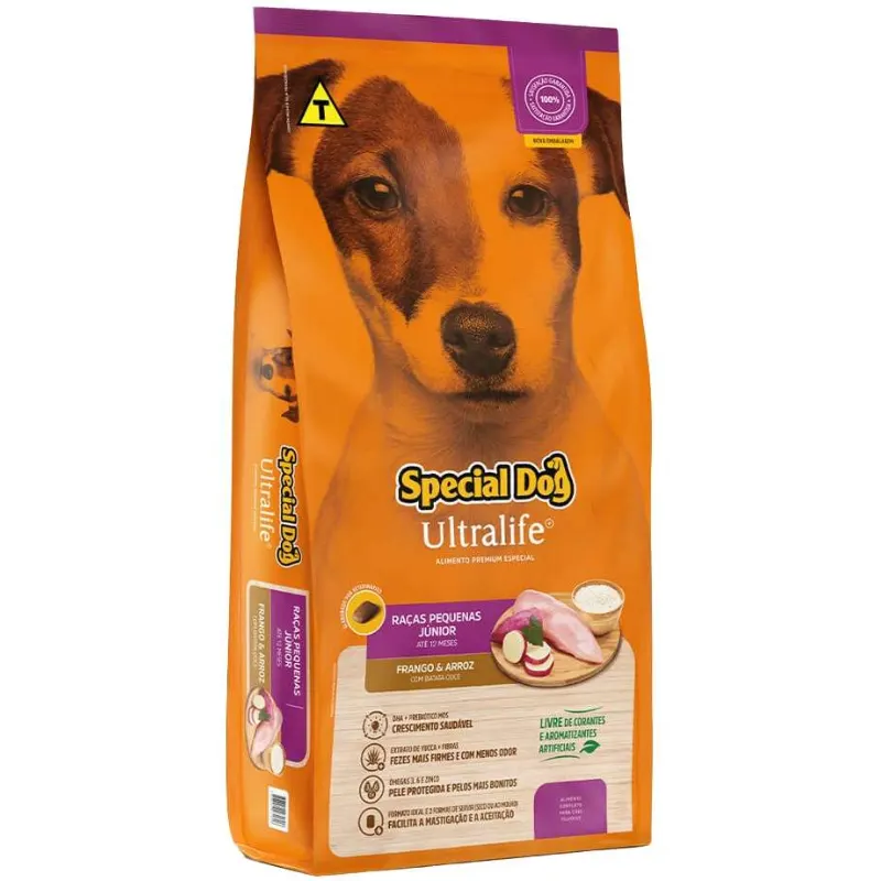 Ração Special Dog Ultralife Cães Filhotes de Raças Pequenas