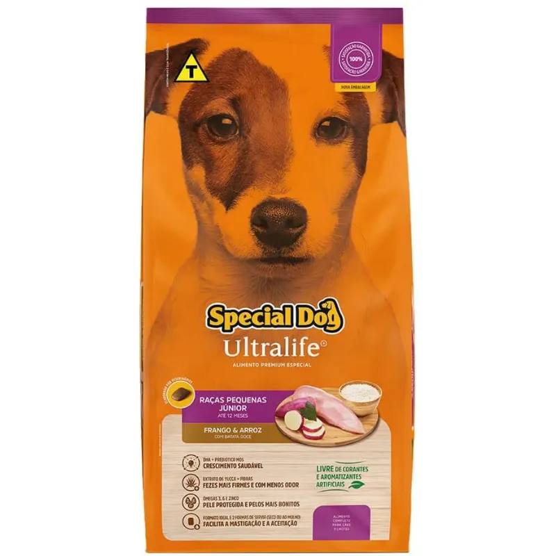 Ração Special Dog Ultralife Cães Filhotes de Raças Pequenas