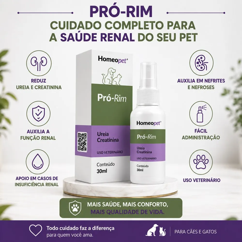 Sistema de Terapia Real H Homeo Pet Pró-Rim - 30ml