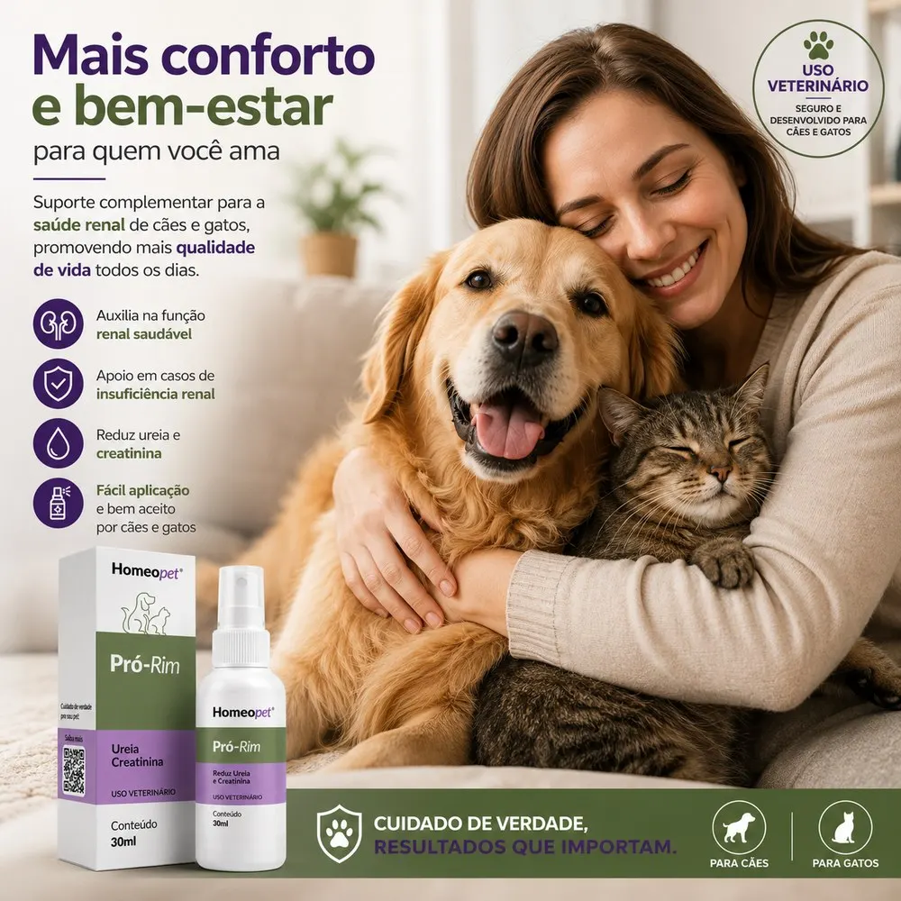 Sistema de Terapia Real H Homeo Pet Pró-Rim - 30ml