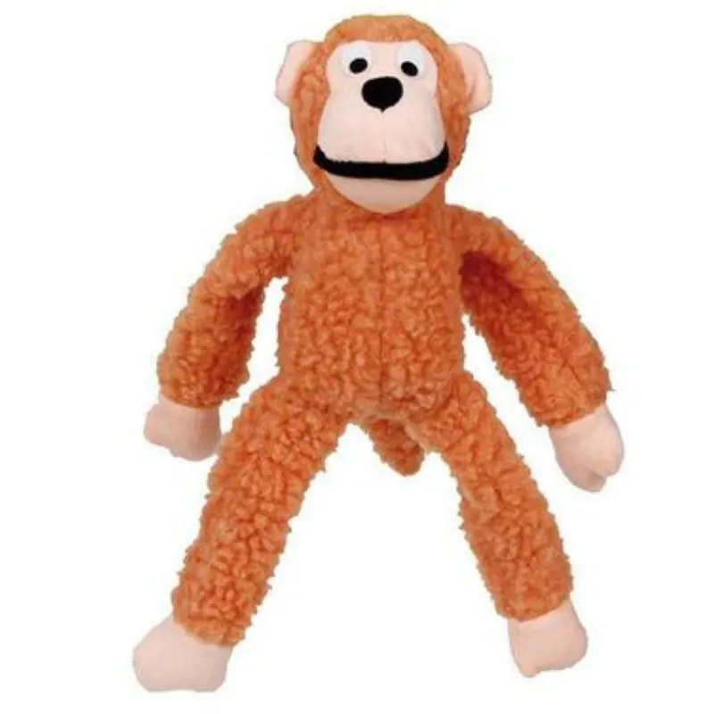 Mordedor Pelúcia Macaco Md Laranja Kelev