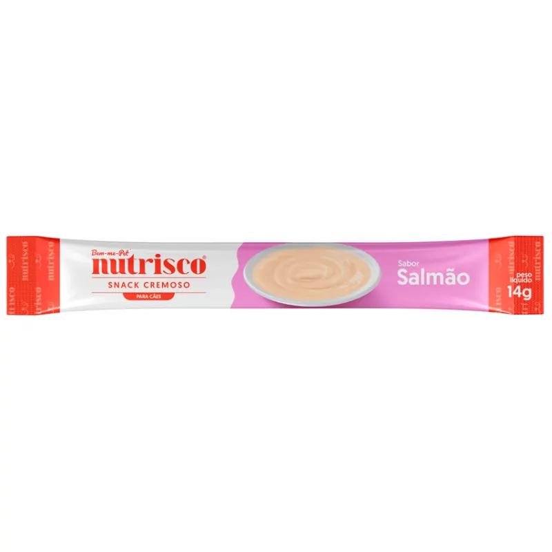 Snack Cremoso Nutrisco 56 g Salmão para Cães