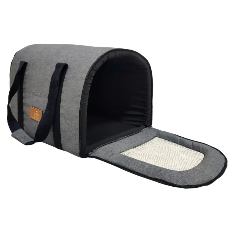 Bolsa de Transporte Fábrica Pet New Collection Preto para Cães e Gatos