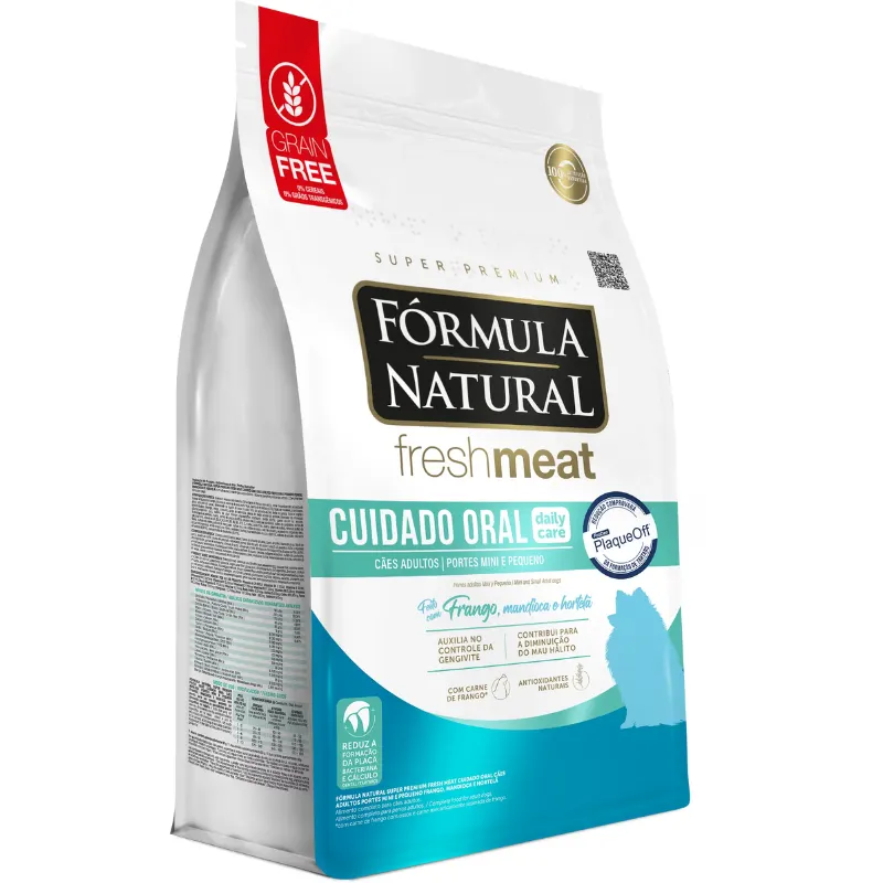 Fórmula Fresh Meat Cuidado Oral Adultos Raças Pequenas  1 Kg