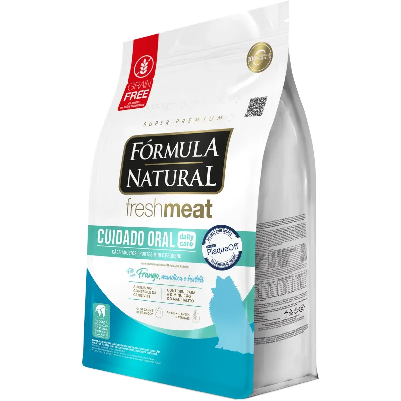 Fórmula Fresh Meat Cuidado Oral Adultos Raças Pequenas  1 Kg
