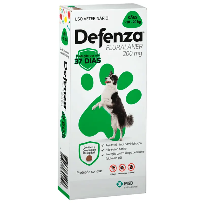 Defenza 200 mg de 10 a 20 Kg
