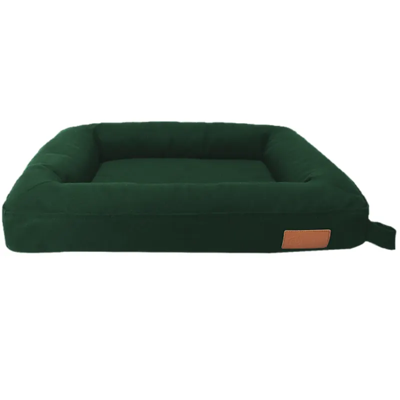 Cama Retangular Flat Verde G