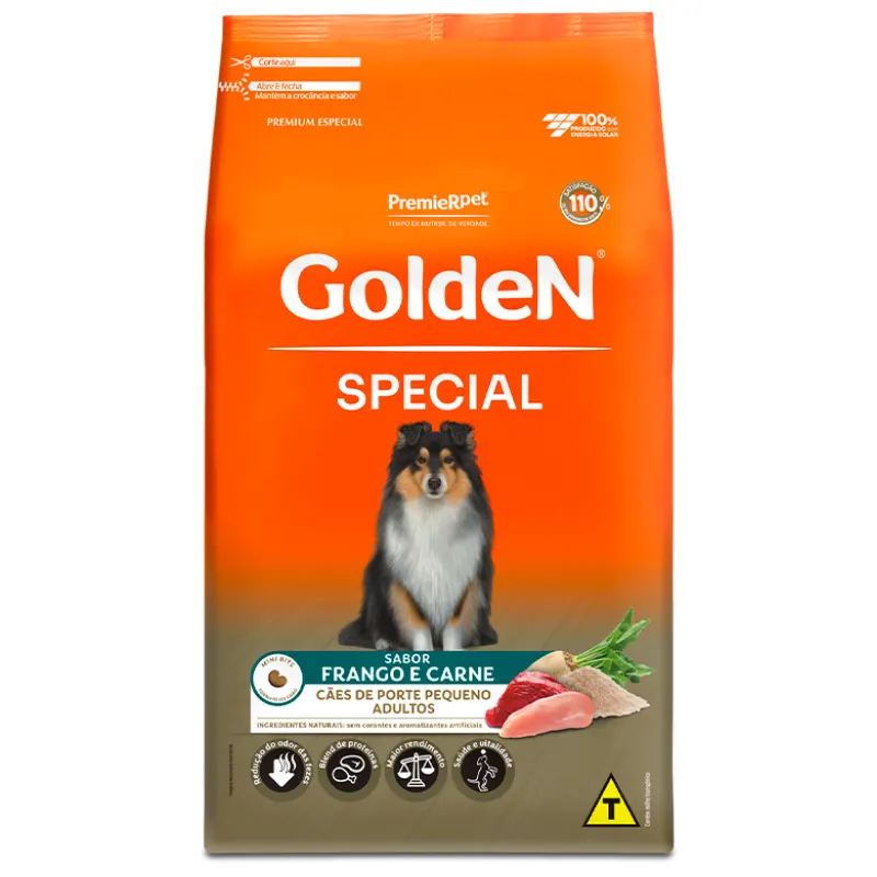 Ração Golden Special Cães Adultos Pequeno Porte 3 Kg
