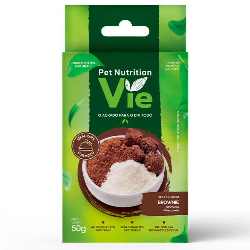 Snack Pet Nutrition Vie Brownie para Cães 50 g