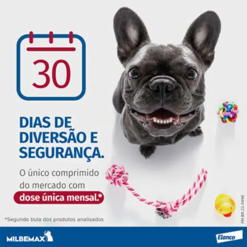 Milbemax Cães 2.5/25 mg (2 a 5 kg) com 2 comprimidos