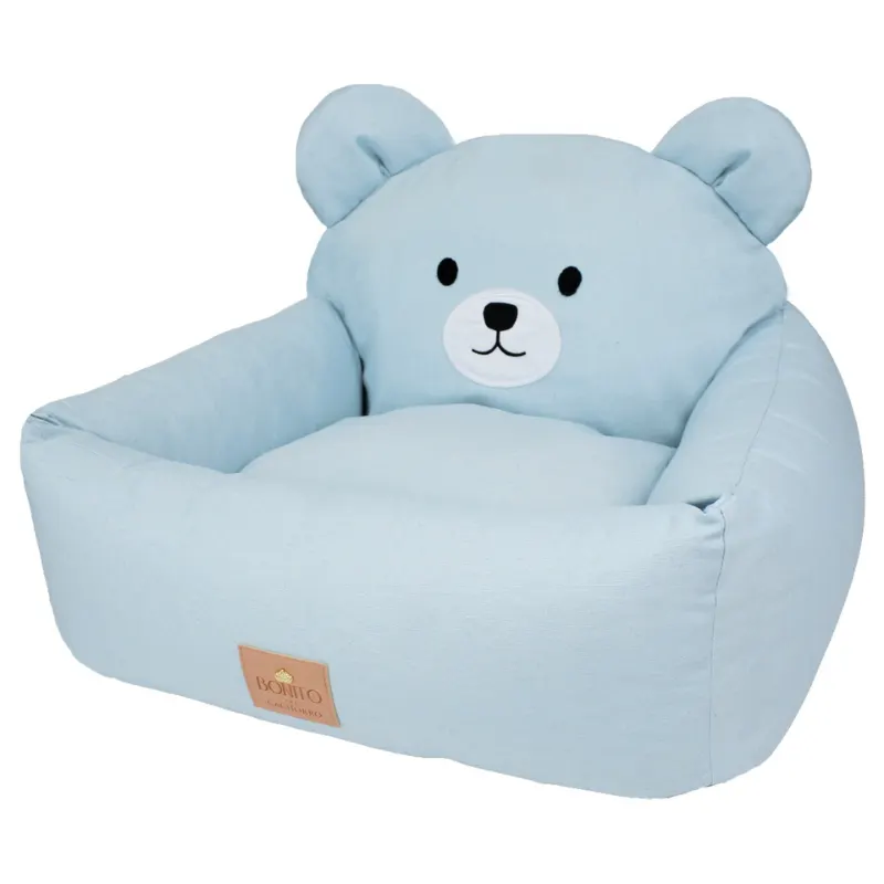 Cama Bonito pra Cachorro Ursinho Azul